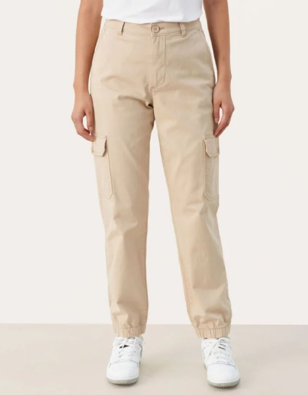 Part Two Sevens Cargo Pant WHITE PEPPER