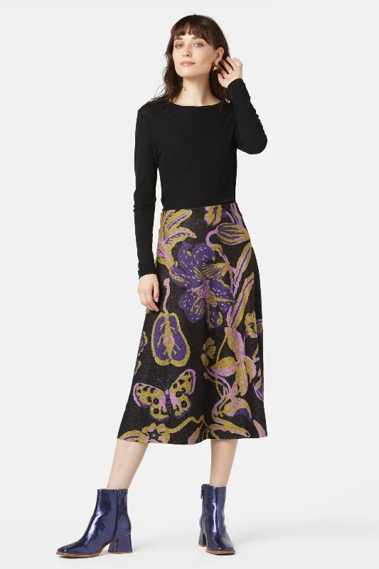 Forest Lily Lurex Skirt