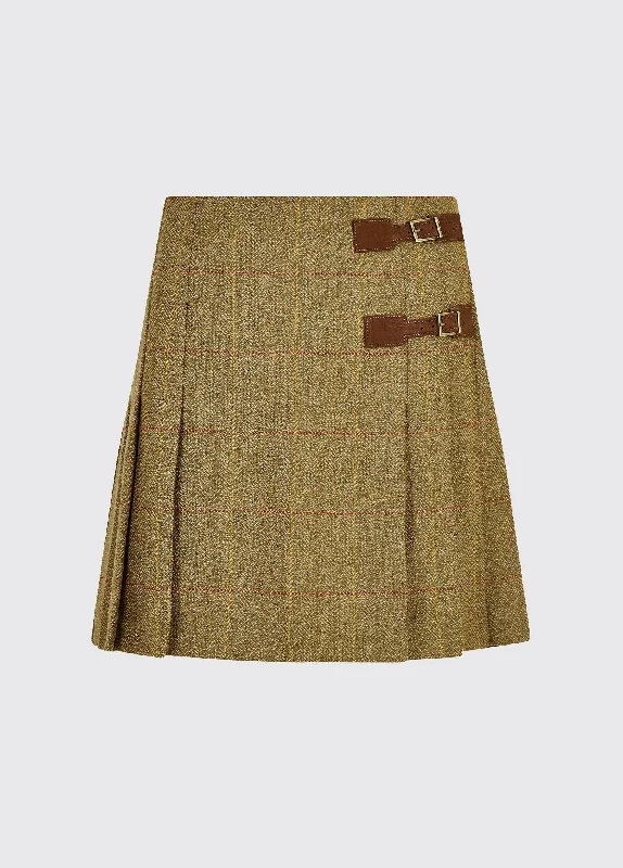 Blossom Tweed Skirt - Elm