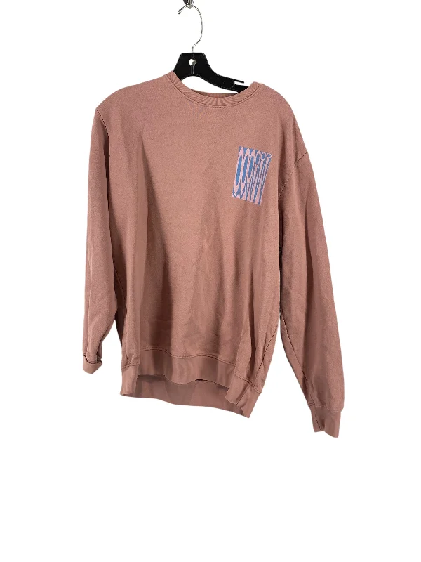 Athletic Top Long Sleeve Crewneck By Outdoor Voices In Pink, Size: M