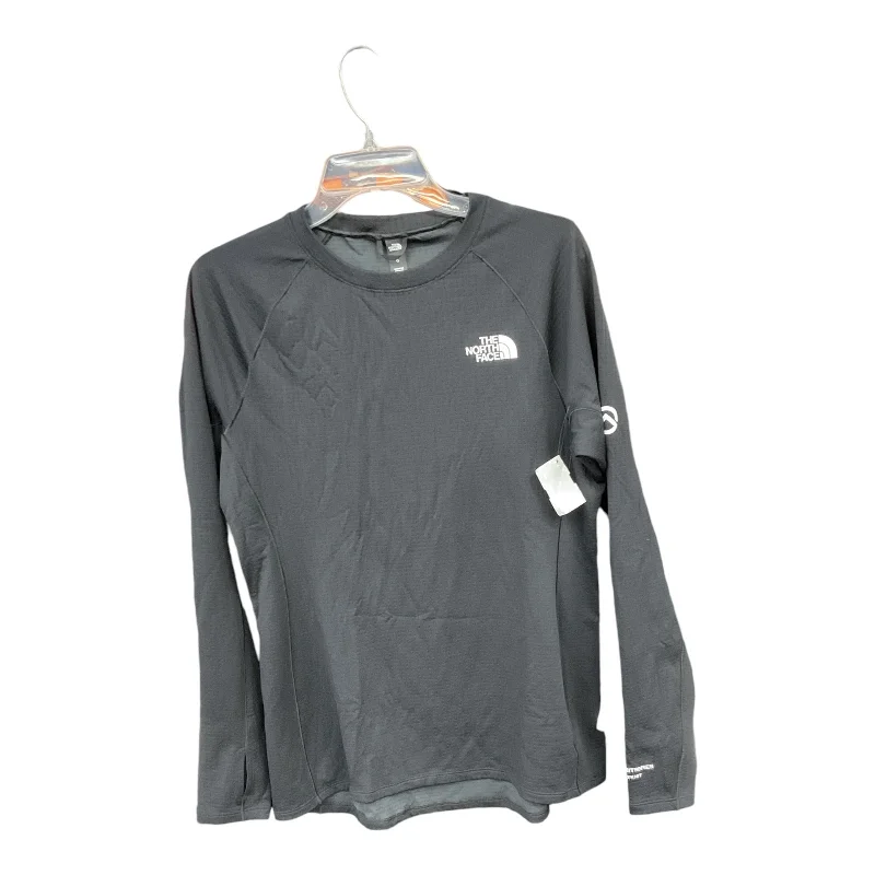 Athletic Top Long Sleeve Crewneck By The North Face In Black, Size: L