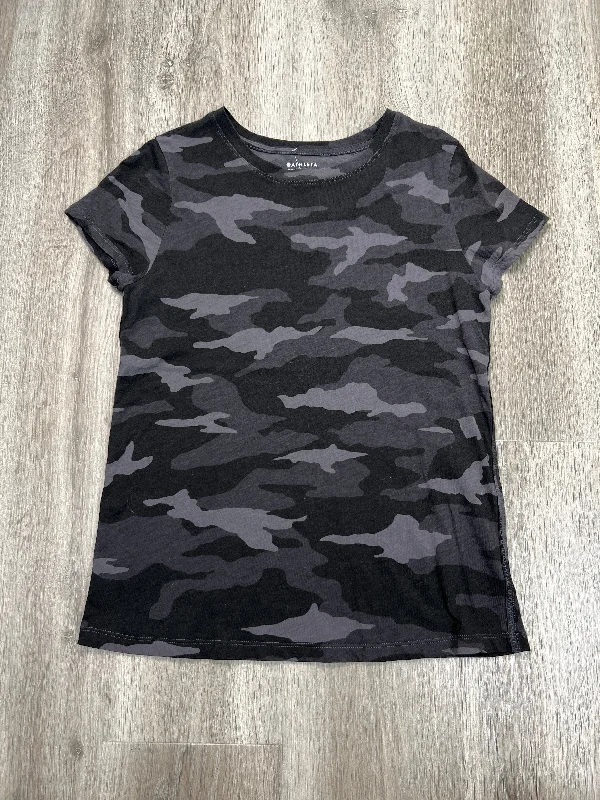 Athletic Top Short Sleeve By Athleta In Camouflage Print, Size: S