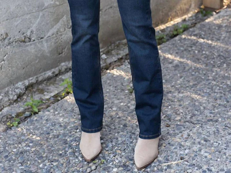 Barely Boot Denim Jean In Dark Wash