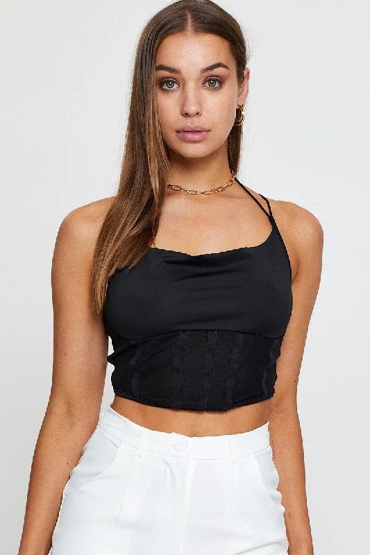 Black Crop Top