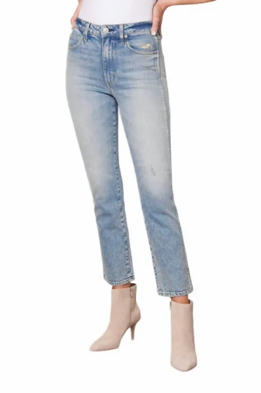 Chloe Crop Jeans In Liberty Wash