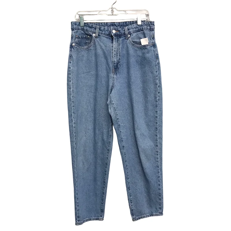 Jeans Wide Leg By &Denim In Blue Denim, Size:10