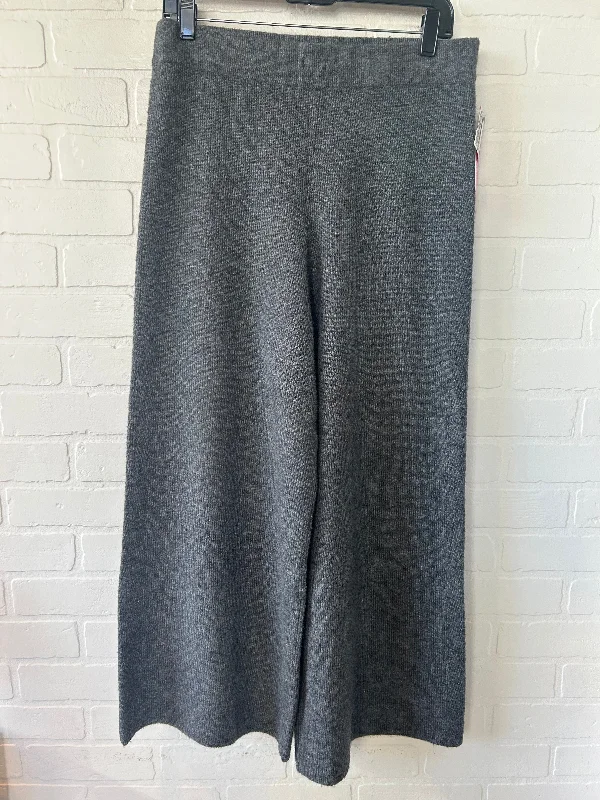 Pants Wide Leg By Zara In Grey, Size: 12