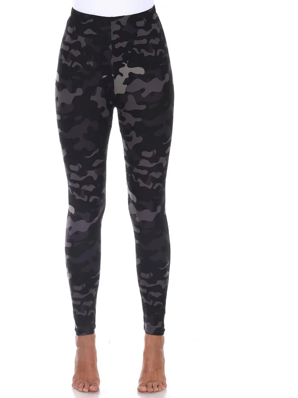 Womens Camouflage Pull On Leggings