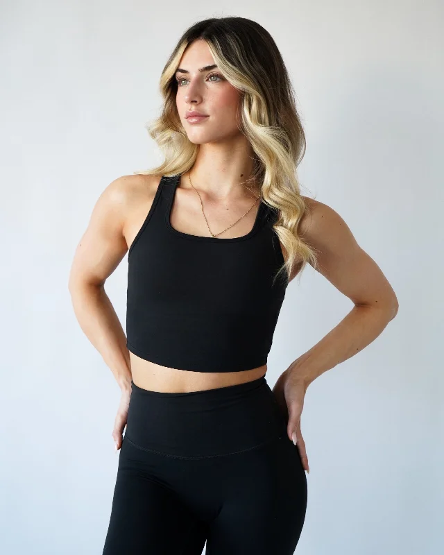 Performance Racerback Top -  Black