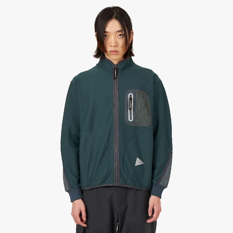 And Wander 53 Light Fleece Jacket / Green