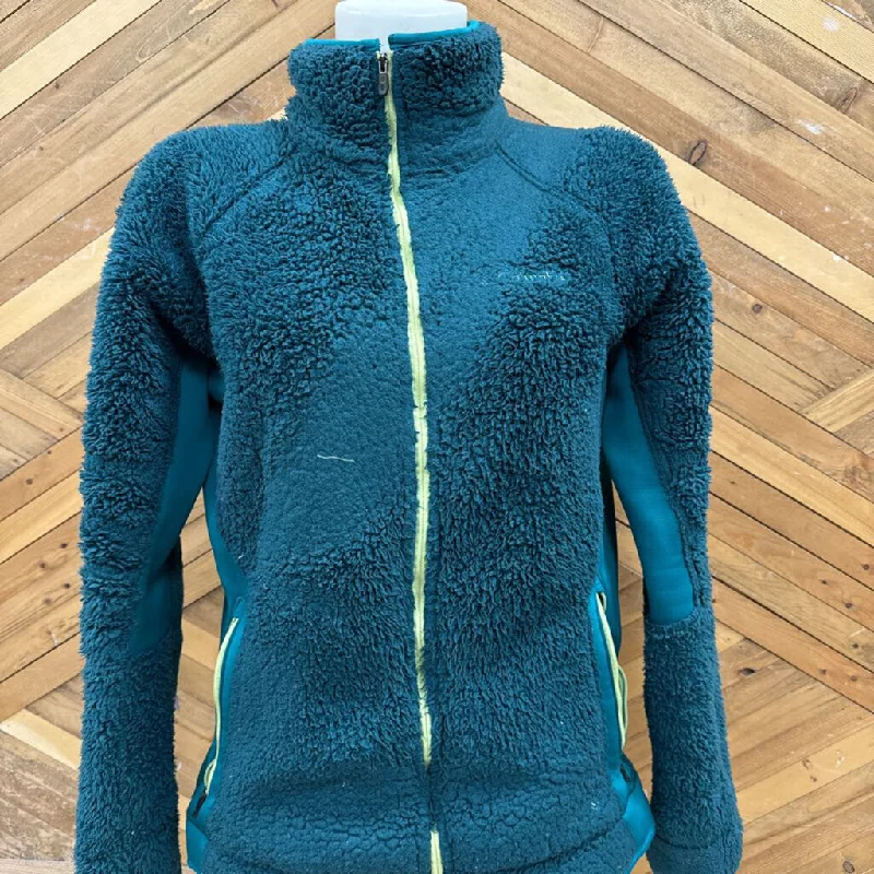 Columbia - Women's Full-Zip Sherpa Fleece - MSRP comp $110: Teal Blue/Green-women-LG