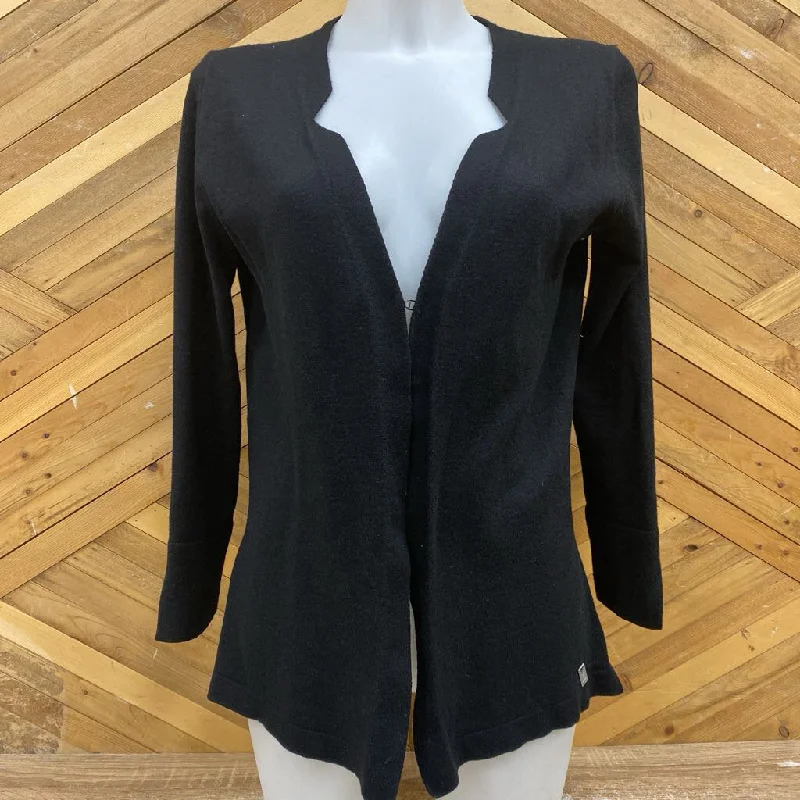 Dale of Norway - Women's Wool Cardigan - MSRP comp $285: Black-women-MD