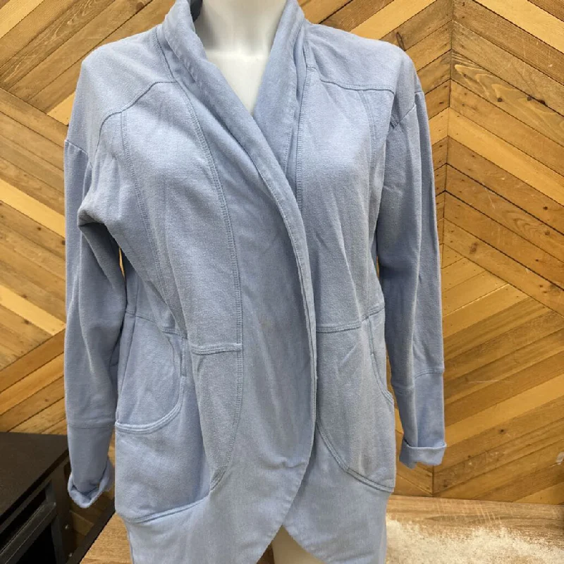 Eddie Bauer - Women's Sweatshirt Cardigan: Light Blue-women-MD