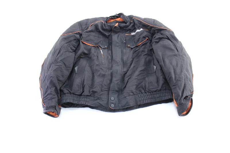 Harley Davidson Motorcycles Embroidered Biker Jacket