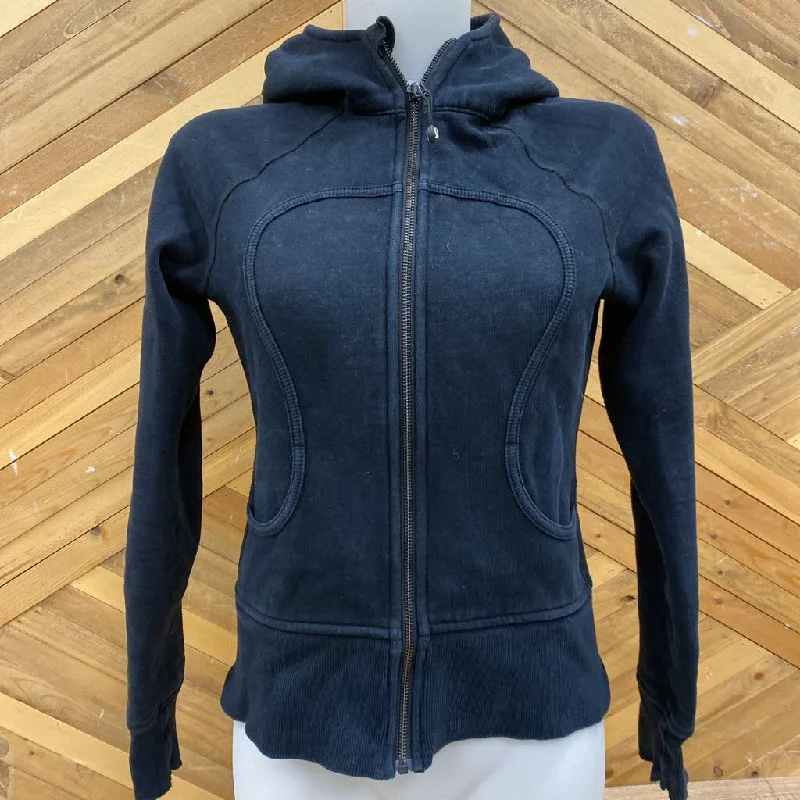 Lululemon - Women's Full-Zip Scuba Hoodie - MSRP $118: Black-women-4