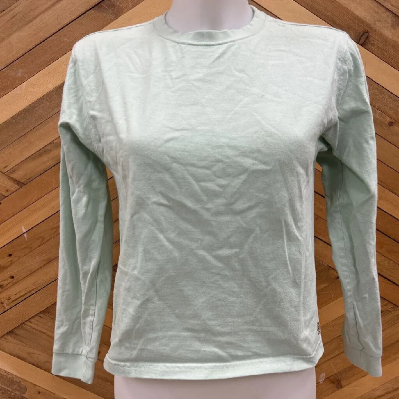 Mountain Hardwear- l/s climbing hold shirt : light green -women-xs