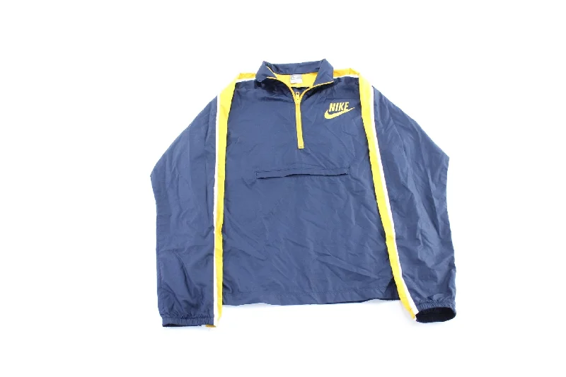 Nike Logo Blue, White, & Yellow Pullover Jacket