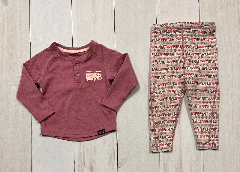 Patagonia 2-Piece Thermal Outfit, 12-18M