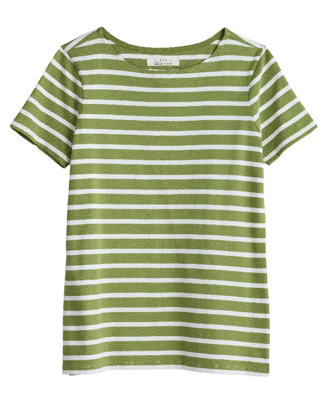 Sailor T-Shirt - Breton Dill Chalk