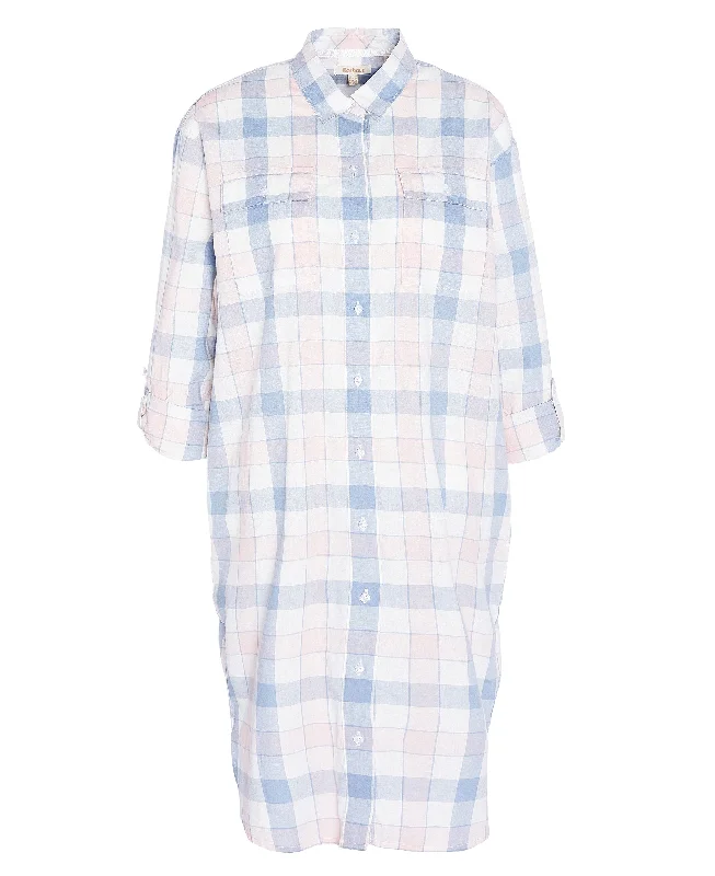 Summer Millcross Shirt Dress - Shell Pink/Chambray