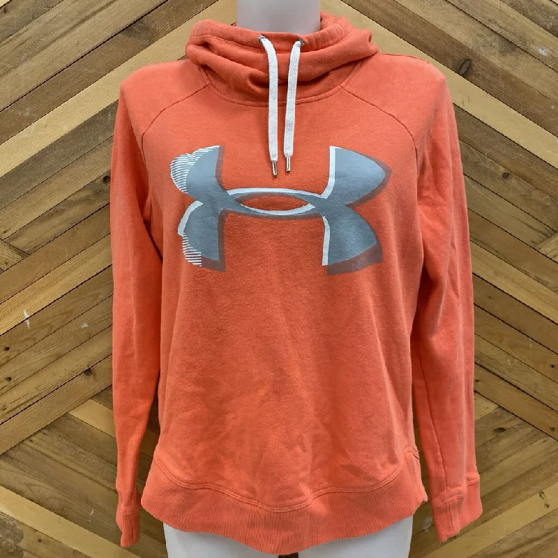 Under Armour - Women's Loose Hoodie - MSRP$70: Pink / Grey-women-SM