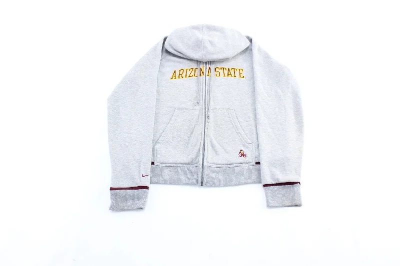 Women's Y2K Nike Embroidered Logo Arizona State Sun Devils Zip Up Hoodie