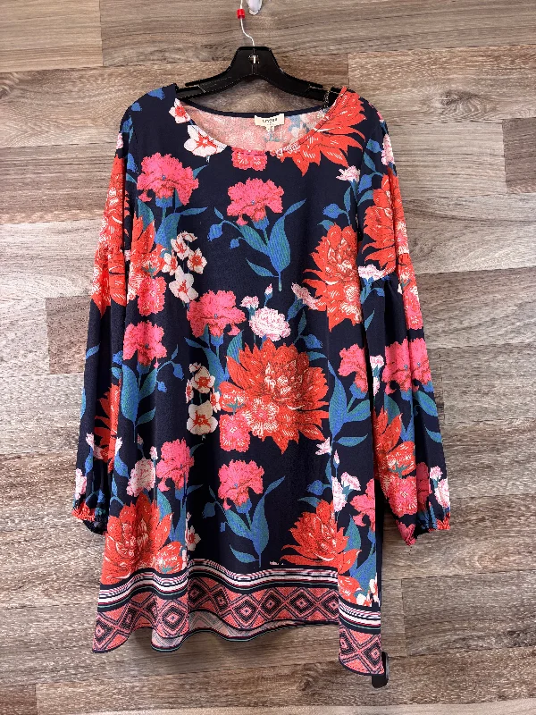 Floral Print Dress Casual Midi Umgee, Size M