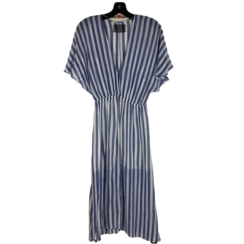 Striped Pattern Dress Casual Midi Reformation, Size M