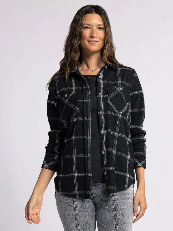 BLACK CREAM PLAID